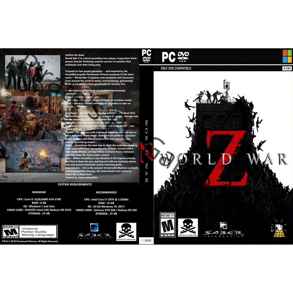 Pc World War Z Goty Edition Shopee Malaysia