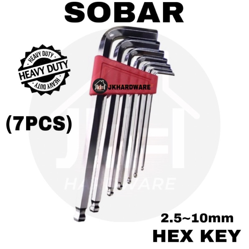 (HEAVY DUTY) SOBAR HEX KEY /ELLEN KEY | Shopee Malaysia