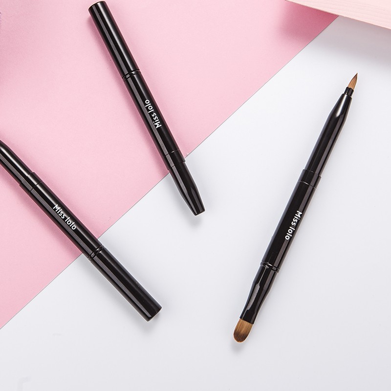 [READY STOCK]Portable Lip Brush Beauty Makeup Lip Brush Lipgloss Brush Synthentic
