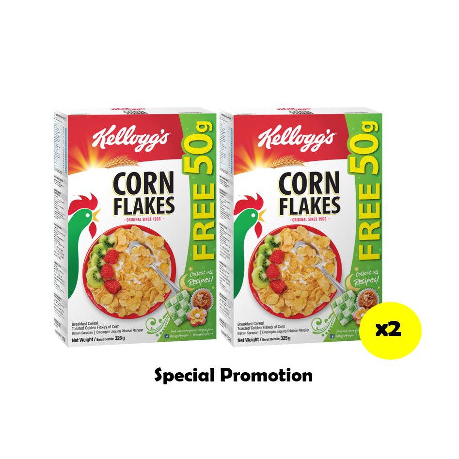 Kellogg's Corn Flakes (275g) Free 50g , Buy 2 Special Promotion ...