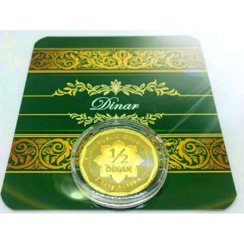 1/2 Dinar Public Gold ( Ready Stock) Shopee Malaysia(02)