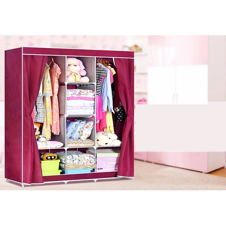 Large Size Canvas Wardrobe Shopee Malaysia