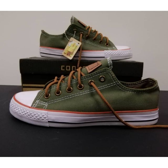 army green converse