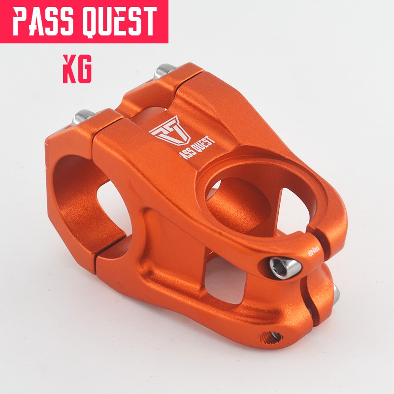 PASS QUEST Bicycle stem Ultralight 0 degree 40//45MM Mountain Bike Stem MTB Stems