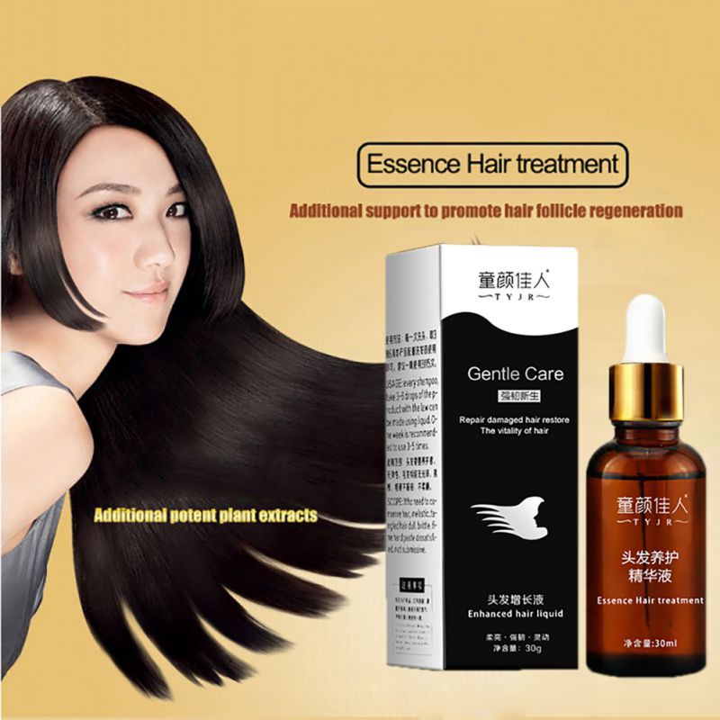 TYJR Hair Growth Essence Hair Loss Liquid 30ml Dense Hair Fast Sunburst  Restoration Pilatory | Shopee Malaysia