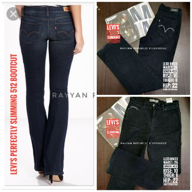 perfectly slimming bootcut 512 jeans