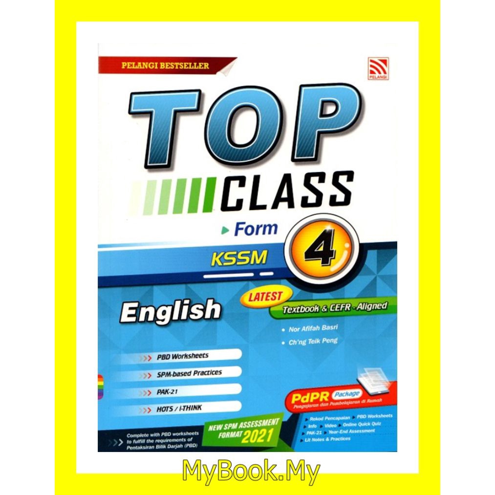 MyB Buku Latihan  TOP English Tingkatan 4 KSSM (Pelangi)  Shopee Malaysia