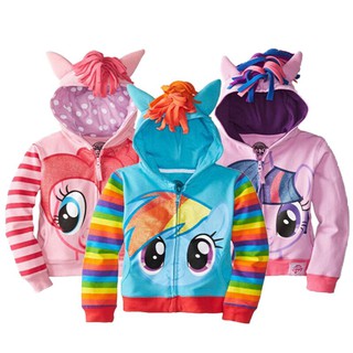 Girls Jackets My Children Hoodies Sweatshirt Baby Little Pony Clothing Girl Spring Autumn Jacket Coat Kids Casual hood Outwear
