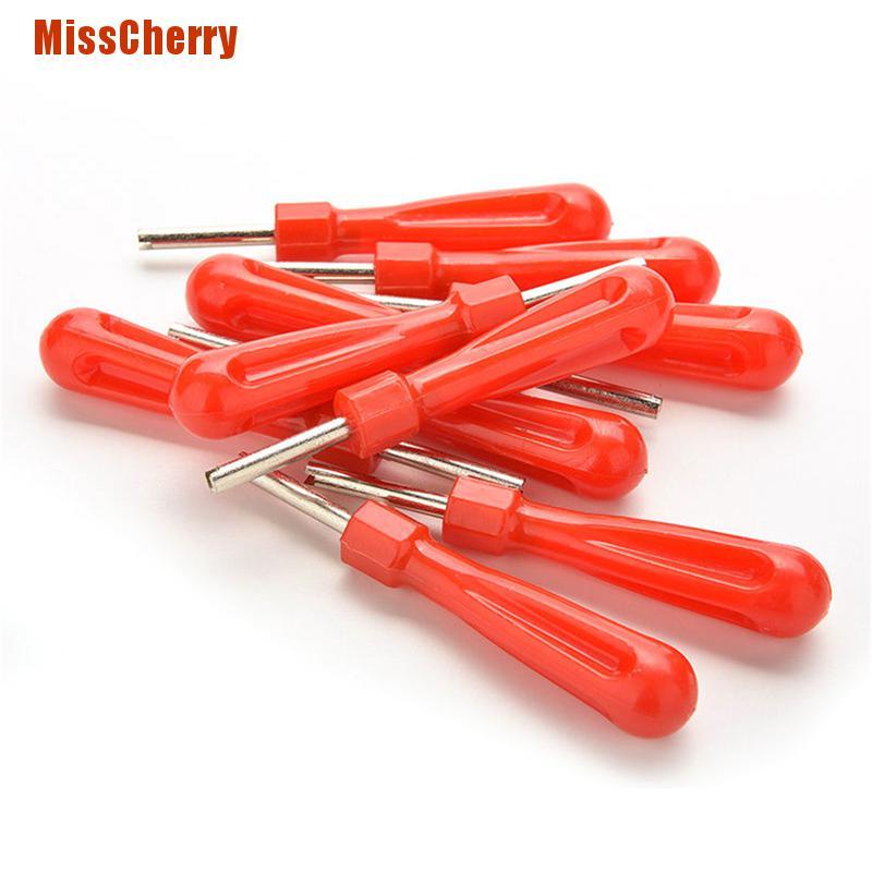 Long DIY Auto Bicycle Tire Valve Core Remover Wrench Spanner Repair Tool 3.7" - Image 2