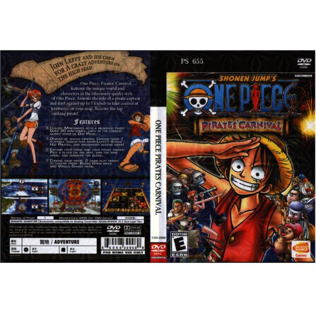 Ps2 Games One Piece Pirates Carnival Shopee Malaysia