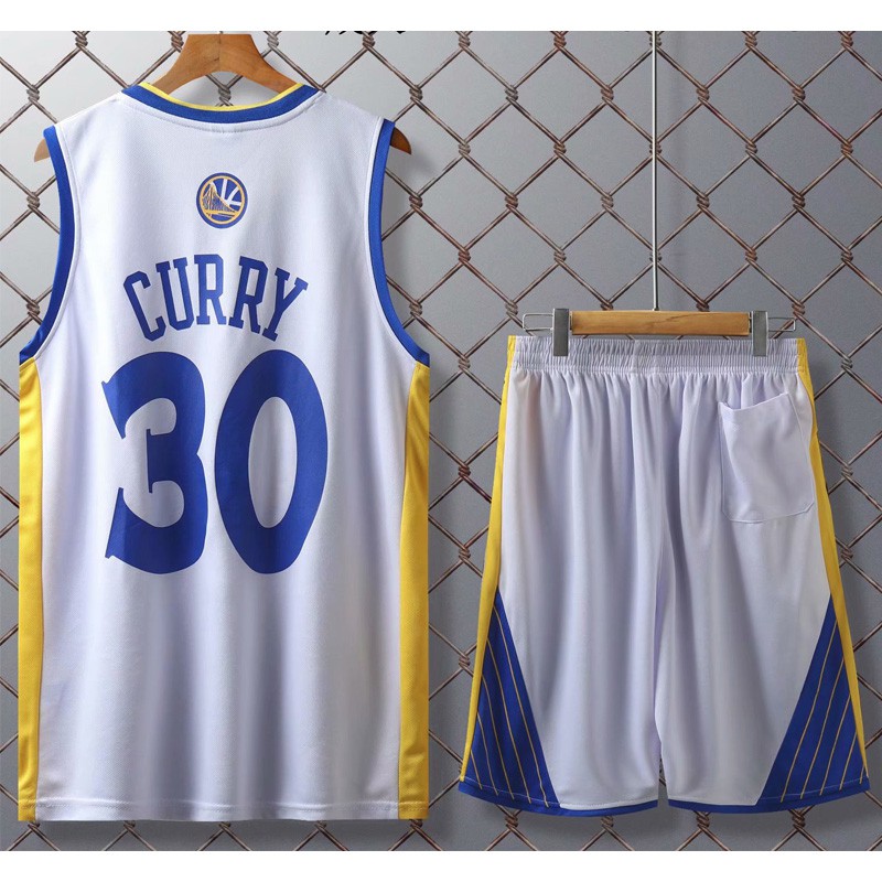 Kids Golden State Warriors Jersey #30 Curry Jersey Set Kids NBA Basketball  Jersey Uniform Tops+Shorts Suit Set | Shopee Malaysia