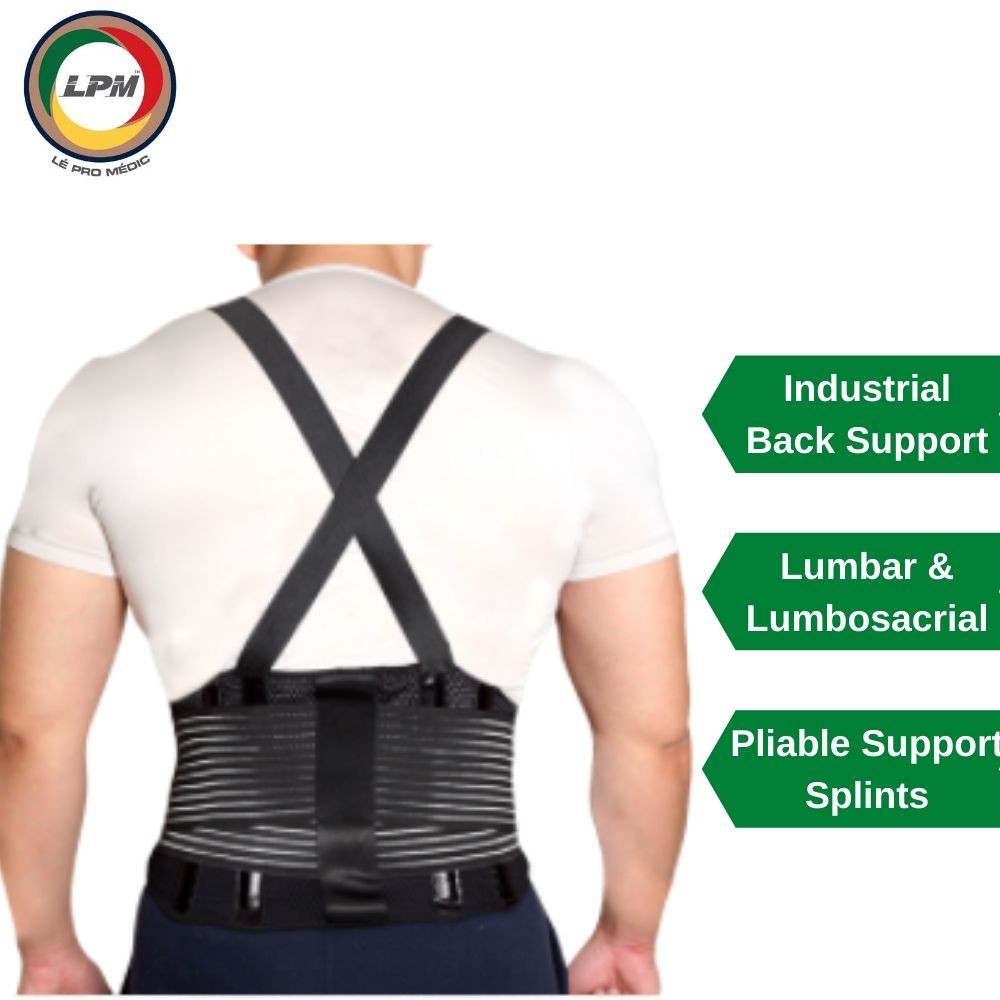 LPM Back Support 912 Lumbar Support with Support Stays for Backbone