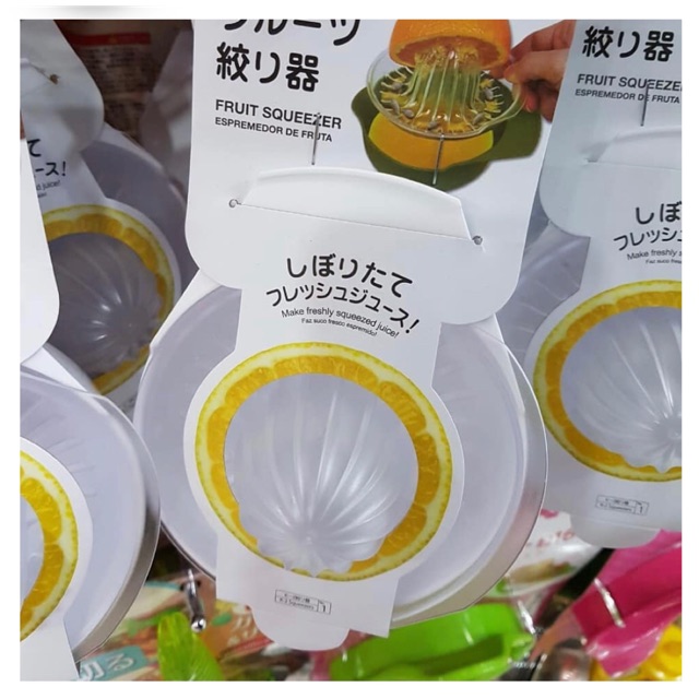 Daiso Fruit Squeezer Orange Shopee Malaysia