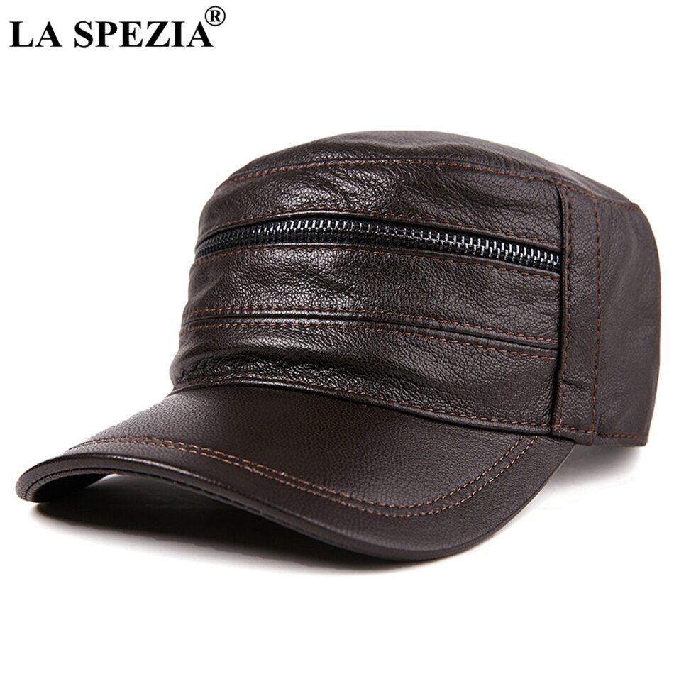 leather army hat