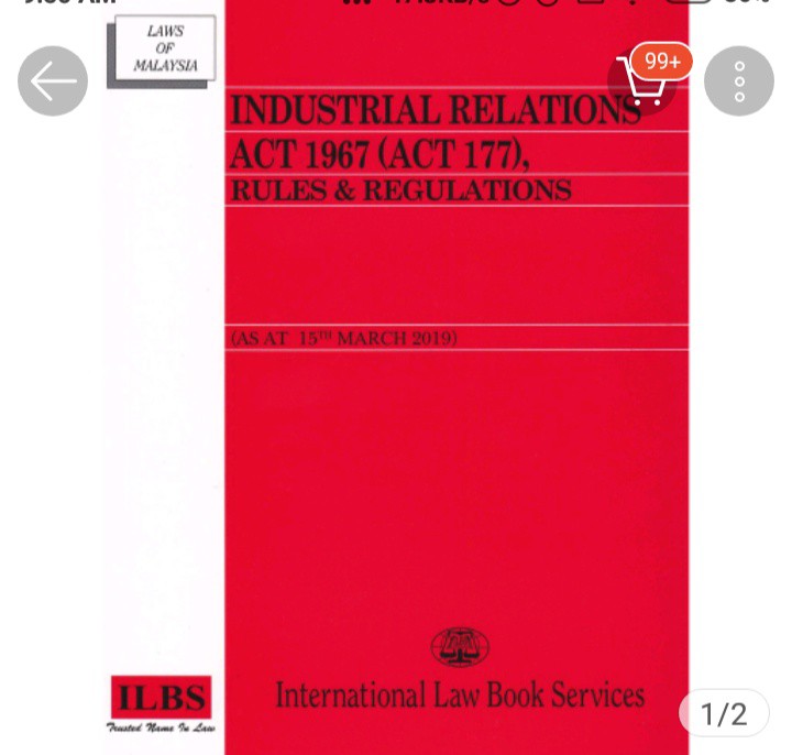 Industrial Relations Act 1967 Act 177 Rules Regulations As At 25th April 2021 Shopee Malaysia