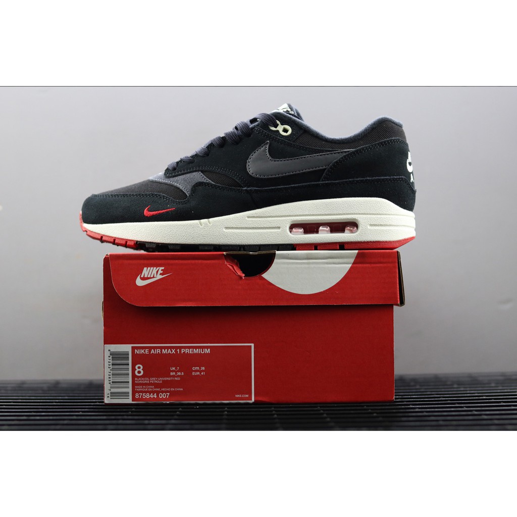 nike air max 1 mini swoosh bred