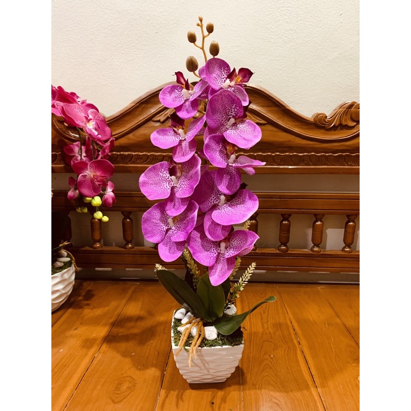 Hiasan deco2 gubahan pokok orkid siap pasu | Shopee Malaysia