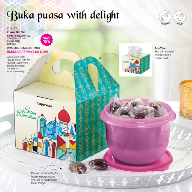 Tupperware Kurma Gift Set - Ramadan Special 