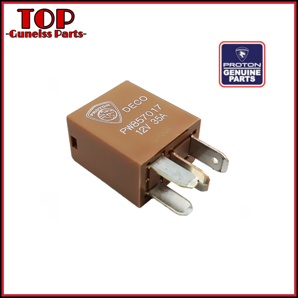 Original Proton 4Pin Relay HC MICRO 35A 12V EXORA PREVE ( PW857017V1