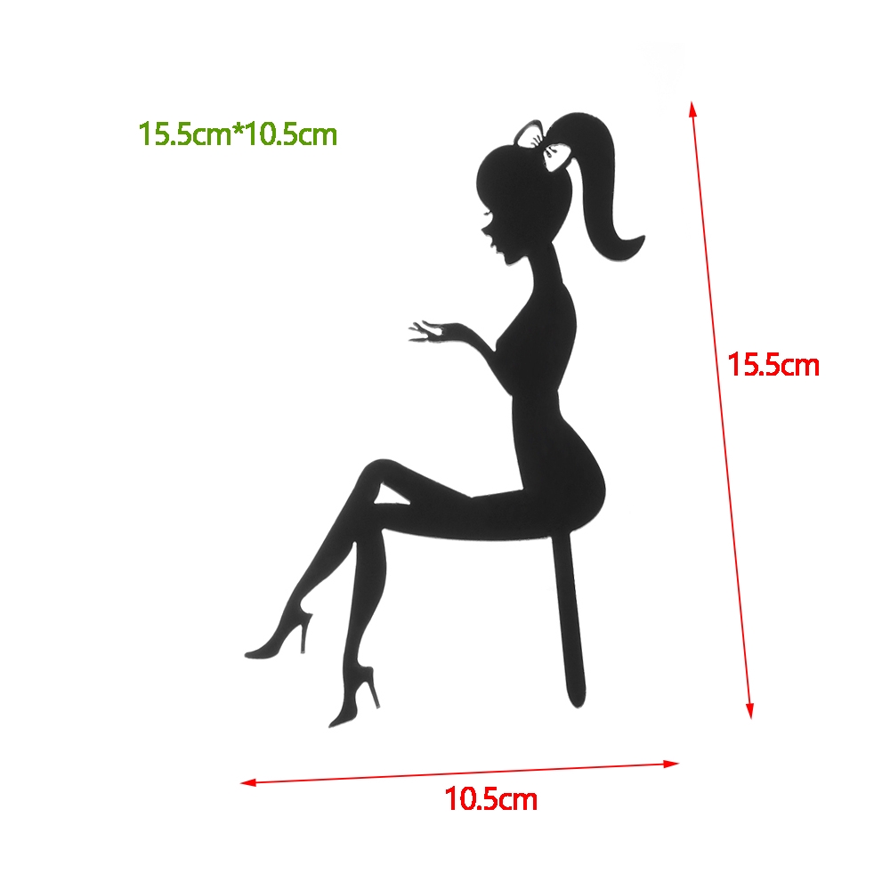 Girl High Heels Dessert Party Decoration Wedding Supplies Acrylic