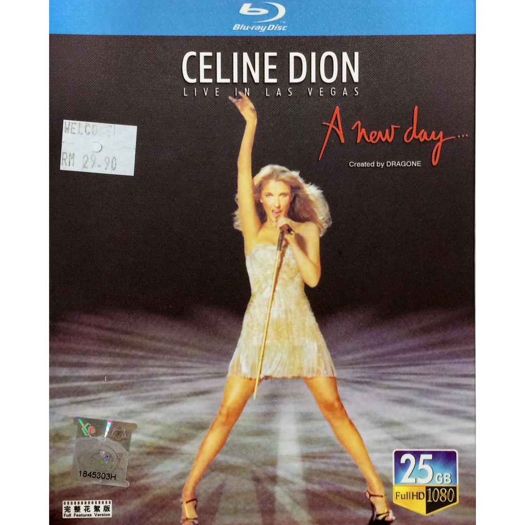Blu-ray Concert～CELINE DION LIVE IN LAS VEGAS: A NEW DAY 2007 (IMPORT 25GB)  (2007) | Shopee Malaysia