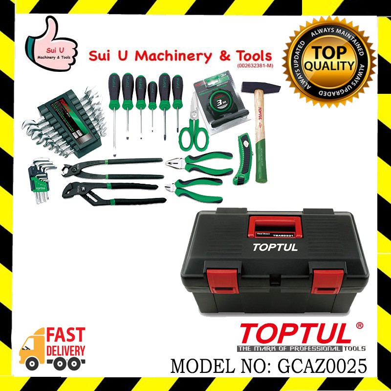 TOPTUL GCAZ0025 31PCS Tool Box Set Shopee Malaysia