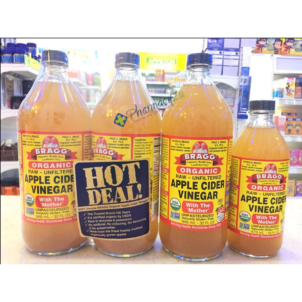 BRAGG ORGANIC APPLE CIDER VINEGAR 473ML/946ML/946MLX2 Shopee Malaysia