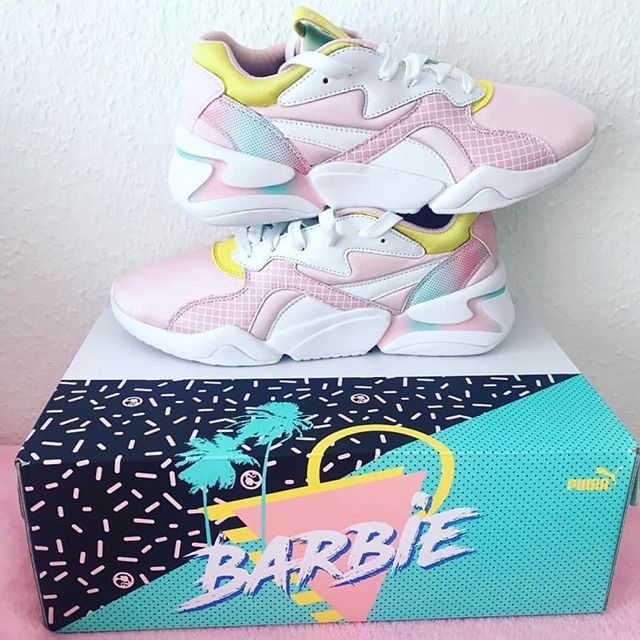 puma x barbie shoes