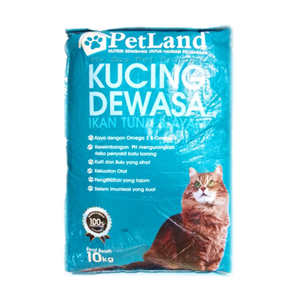 Petland Cat Food Makanan Kucing 10kg Shopee Malaysia