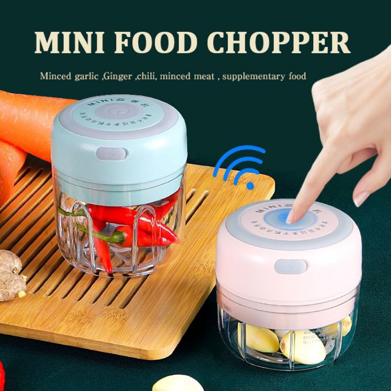 Mini Food Chopper Buy 1 Free 2 Cups & Bladers