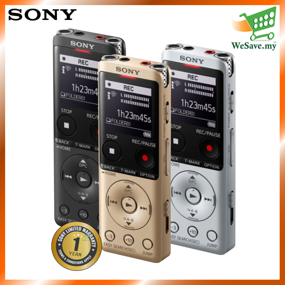 Sony ICDUX570F / ICDUX570 Digital Voice Recorder (Original) 1 Year