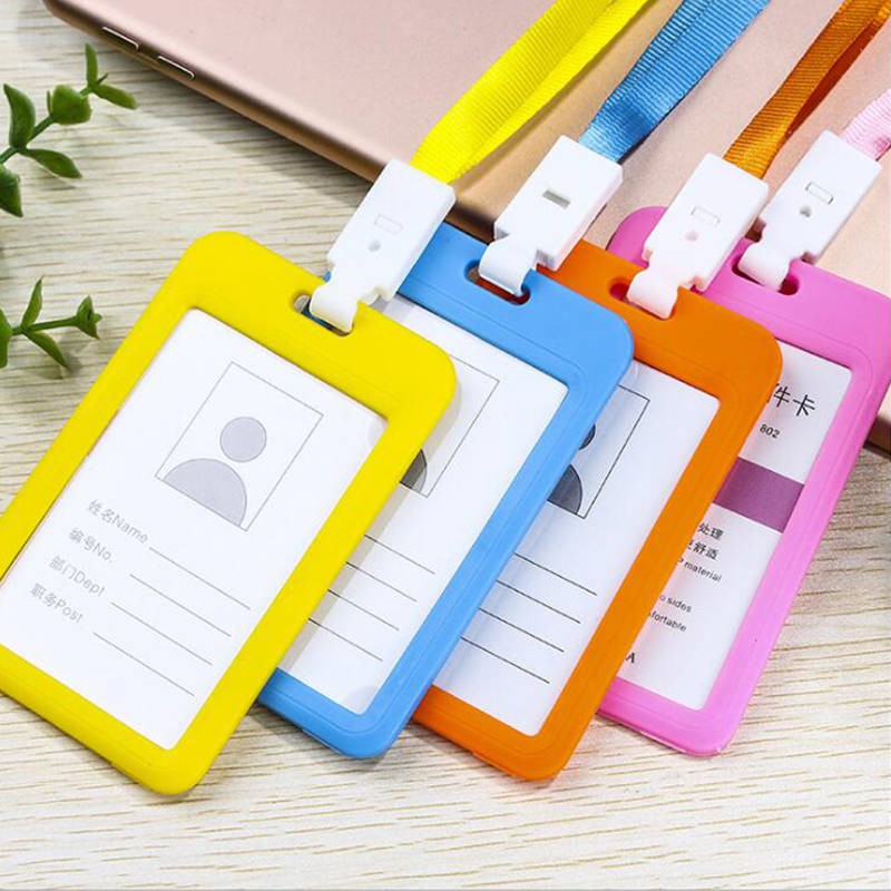 Bag ☜Work card hanging neck bus card access control tag with lanyard ...