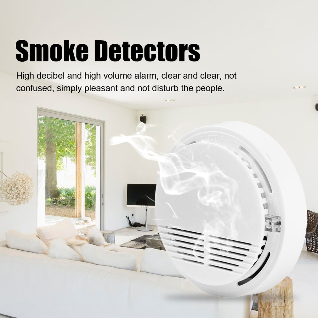 Y Fire Smoke Sensor Detector Smoke Alarm Tester Home Security System Cordless Family Guard Security Protection Alarm Sensor High Sensitive Sensor Fire Alert