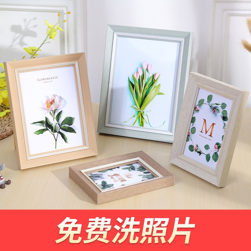 European Photo Frames Tabletop7inch5 6 8 10 12 16 photo Album Photo Frame Wall Mounted Custom Painting Frame Plus Wash Shopee Malaysia