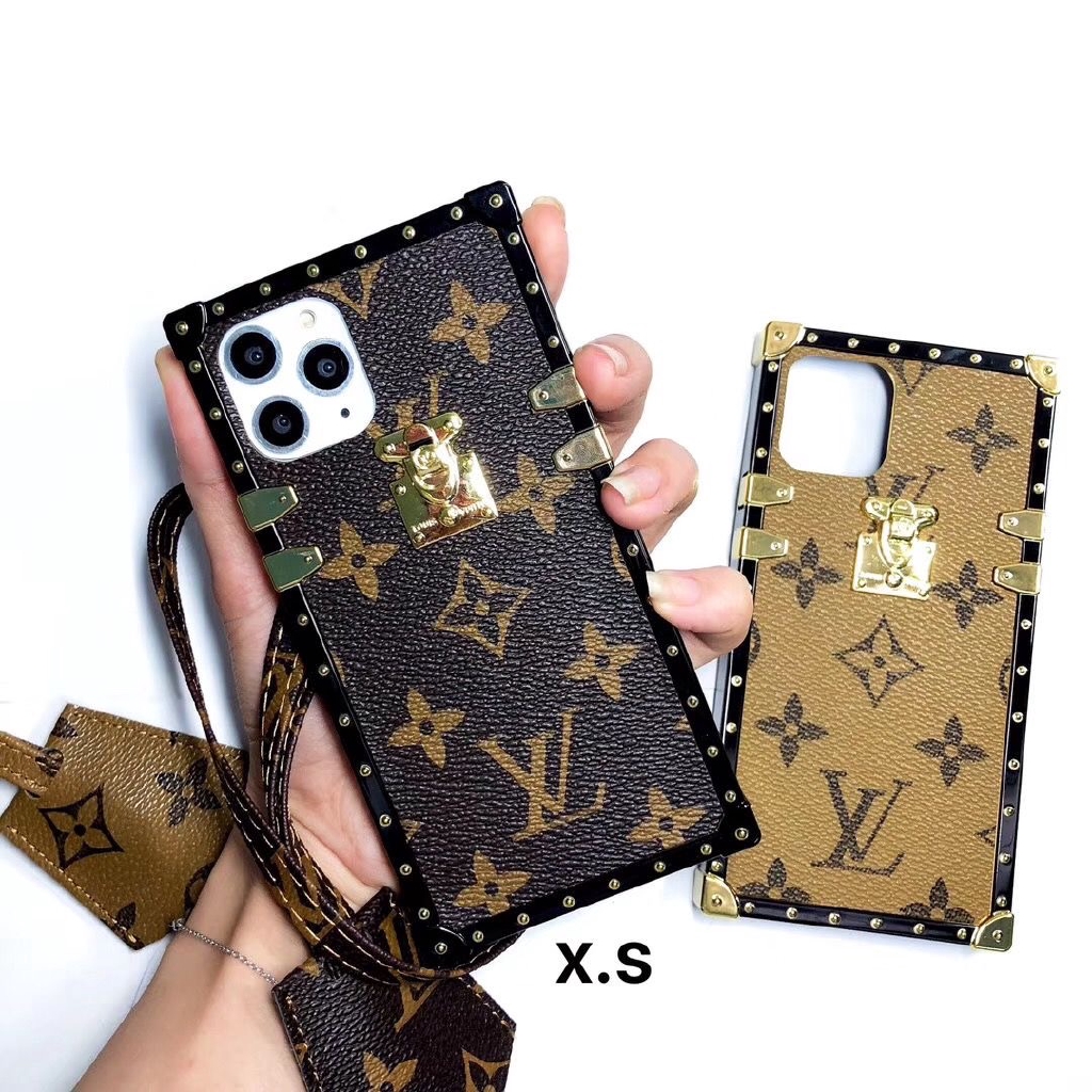 lv square phone case