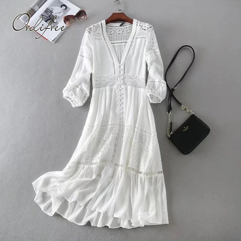 white sundress long