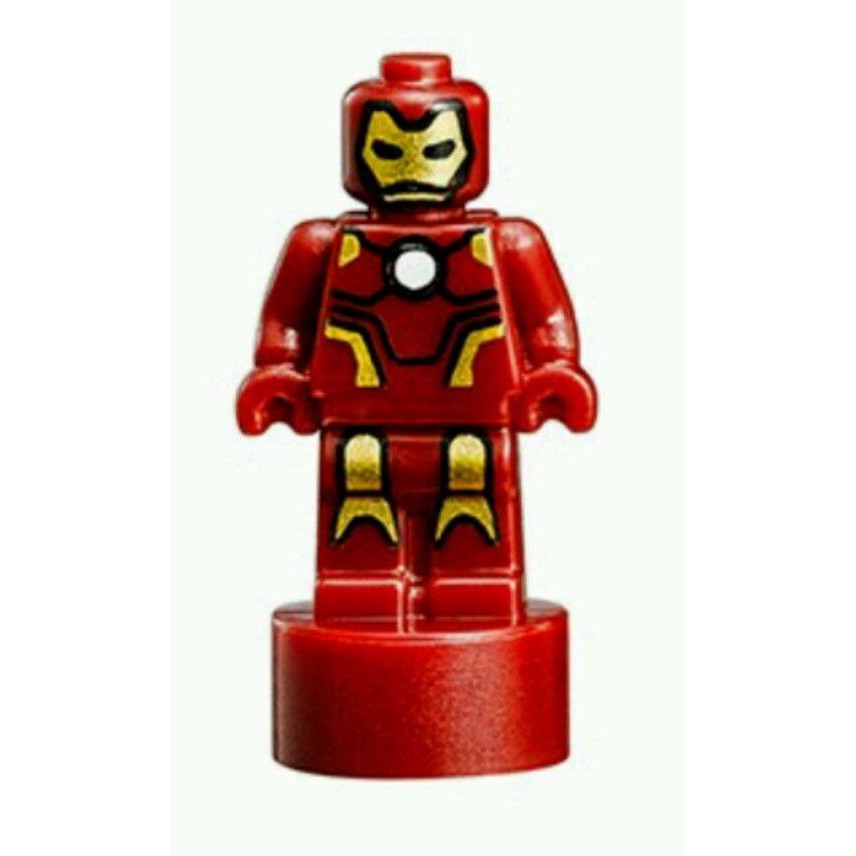 lego iron man statuette