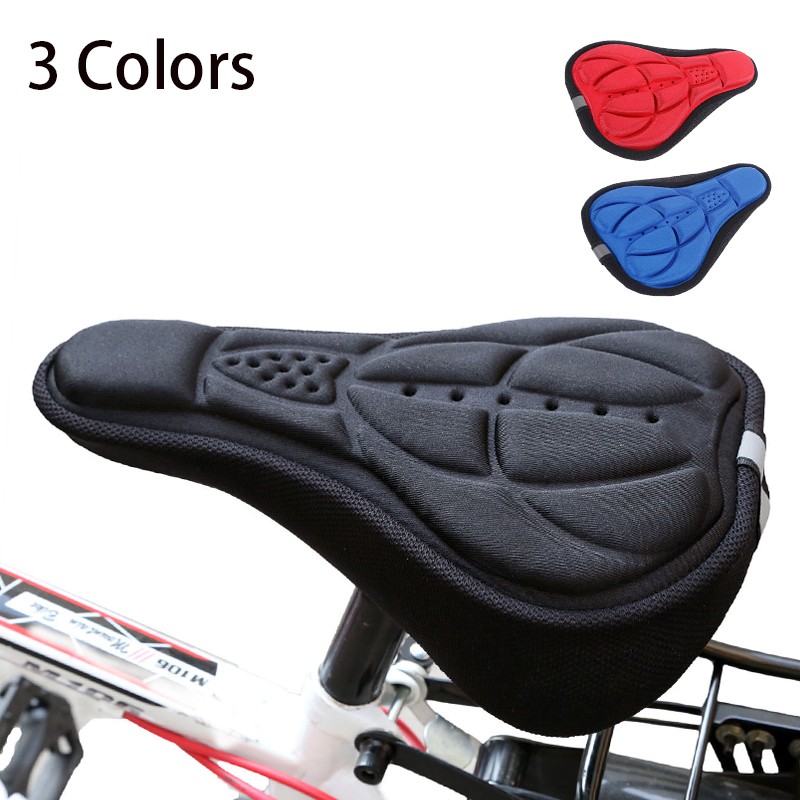 Cycle Saddle 3d Soft Mtb Bike Seat Cover Comfortable Foam Cushion Cycling For Bicycle Accessories Ee Malaysia - Gel Seat Cover For Cycle Saddle