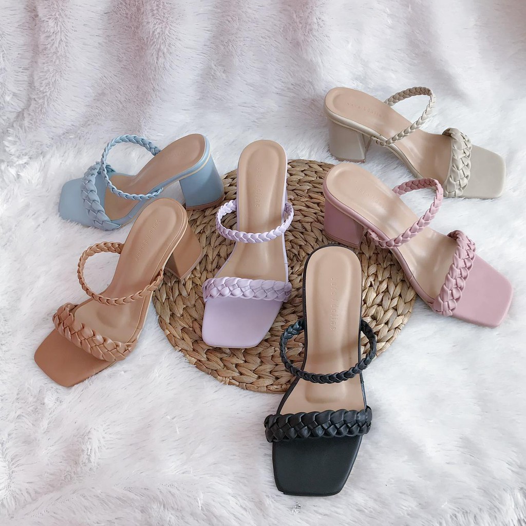 Gallery Shoes || Diora Heels | Latest Braid Heels | Shopee Malaysia