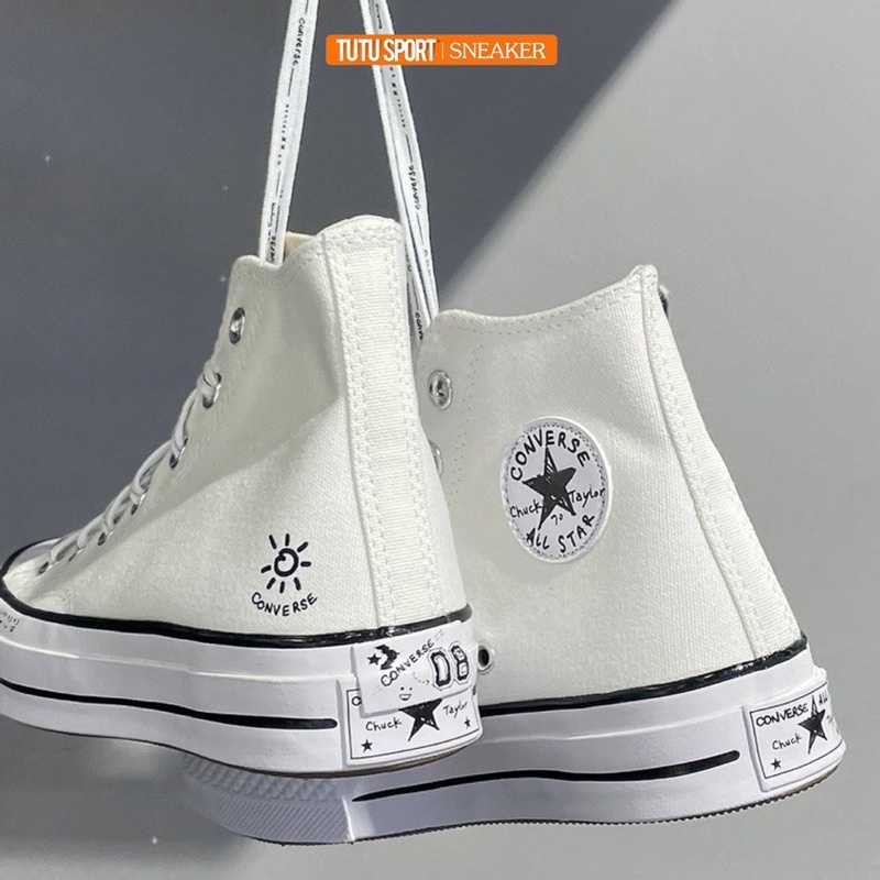 CONVERSE 1970s 1970 white white black graffiti style graffiti