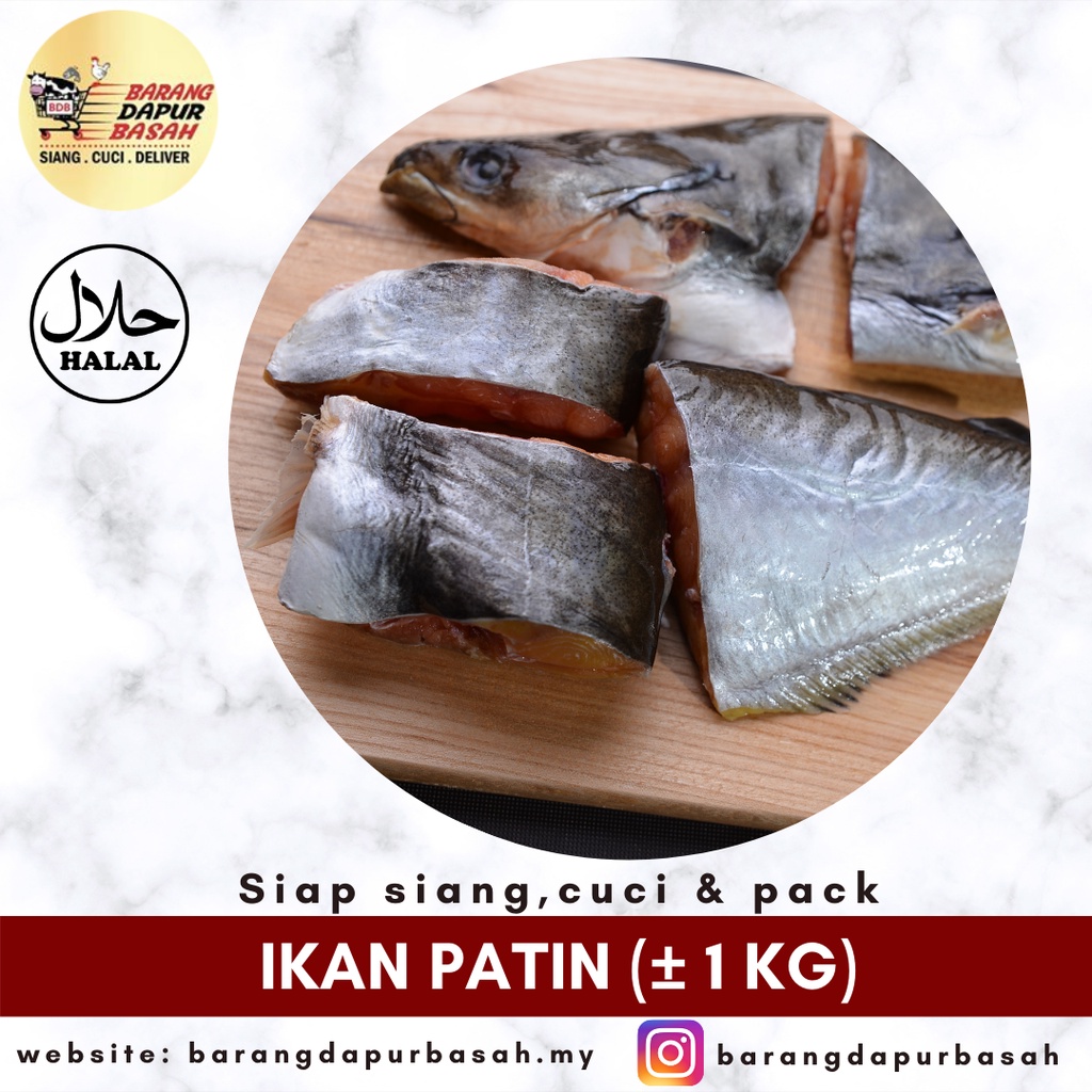 [DELIVERY 1 SEMENANJUNG] IKAN PATIN 1 kg