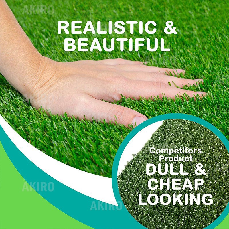 High Quality 15MM Fake Grass Carpet Artificial Rumput Indoor 