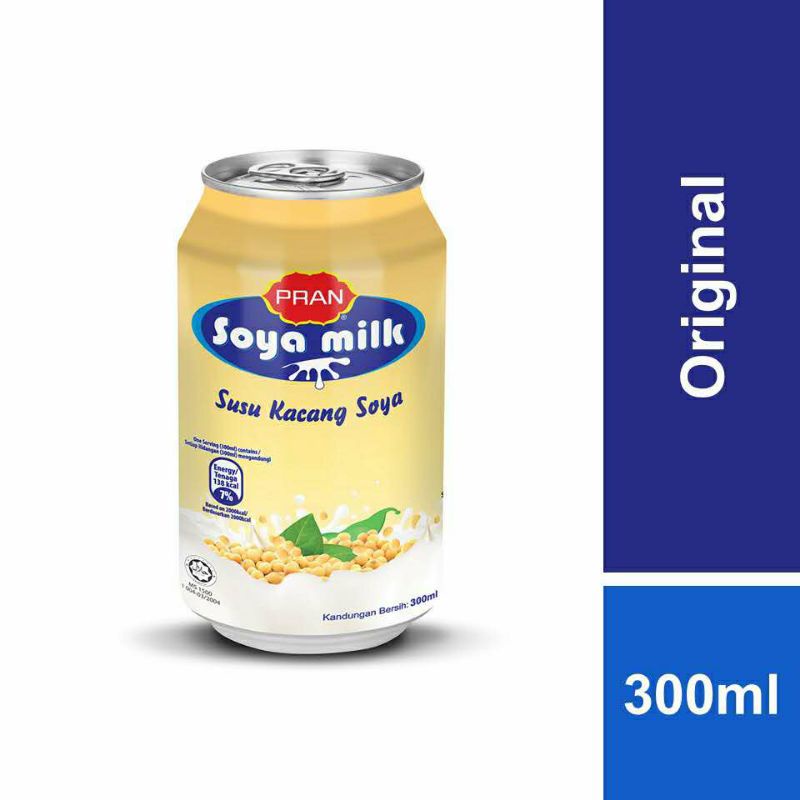 Pran Soya Bean Milk Susu Kacang Soya 300ml Shopee Malaysia