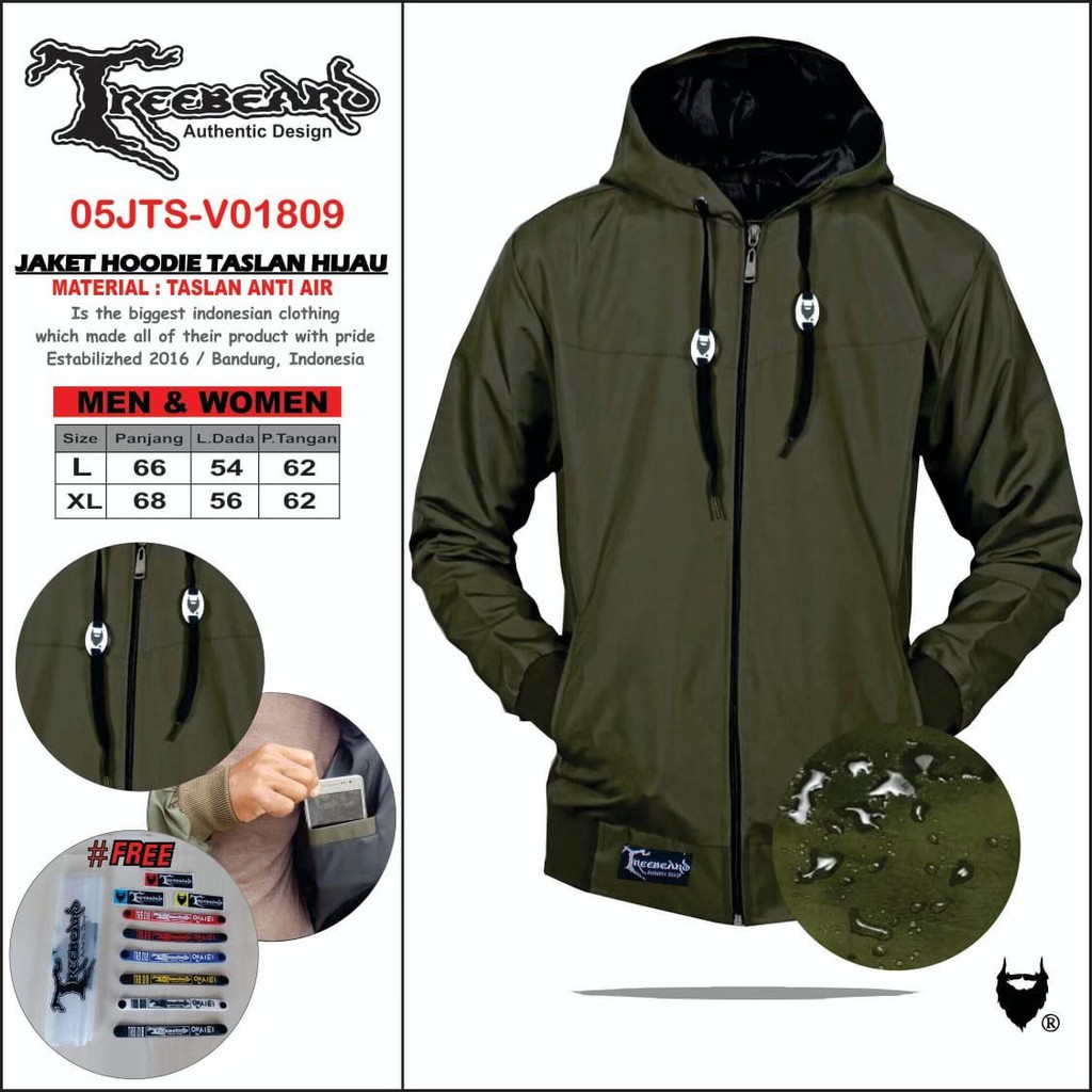jaket hoodie waterproof