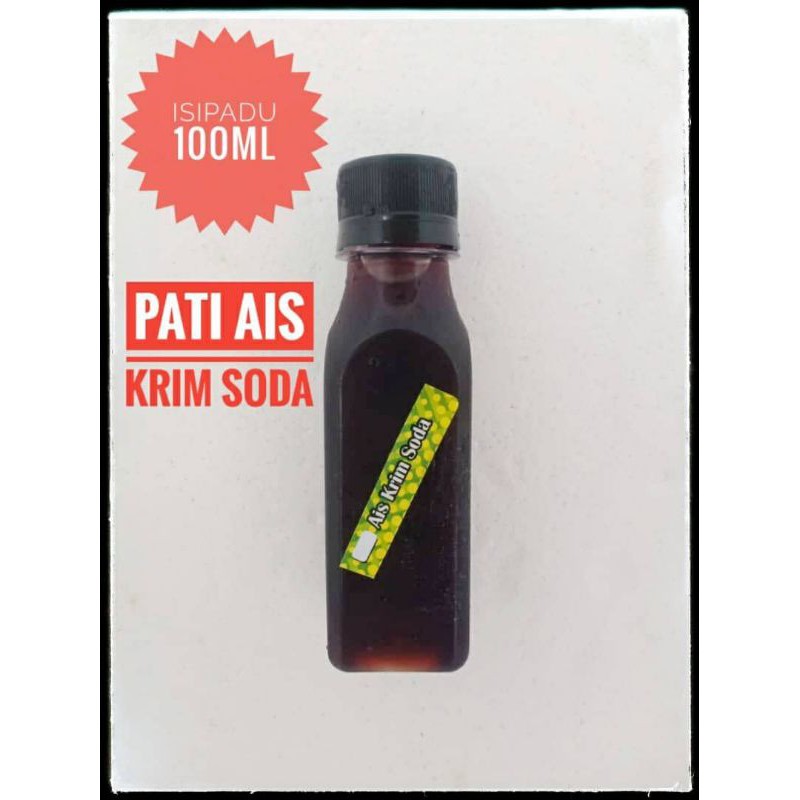 Pati Air Ais Krim Soda Tanpa Gula 100ml Shopee Malaysia