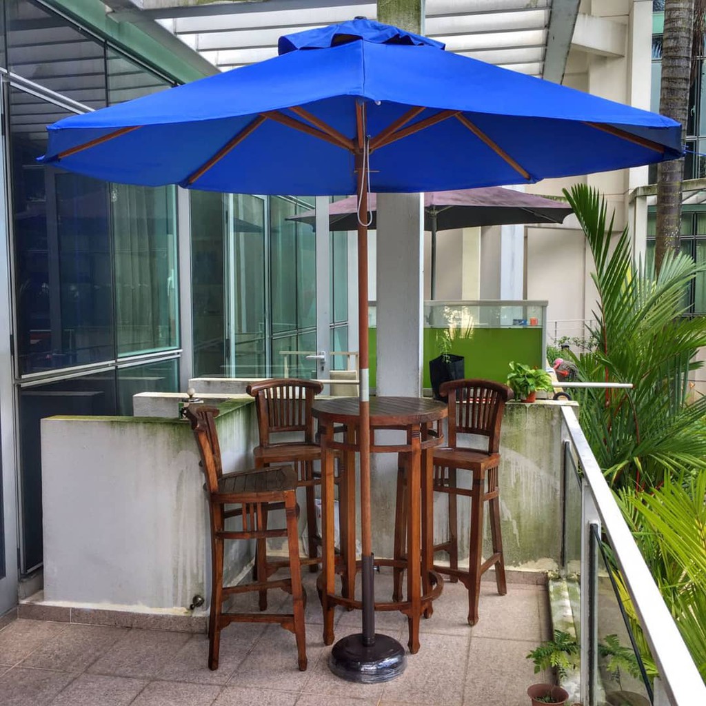 Heavy Duty Outdoor Umbrella Parasol Used In Cafe And Hotels Shopee Malaysia