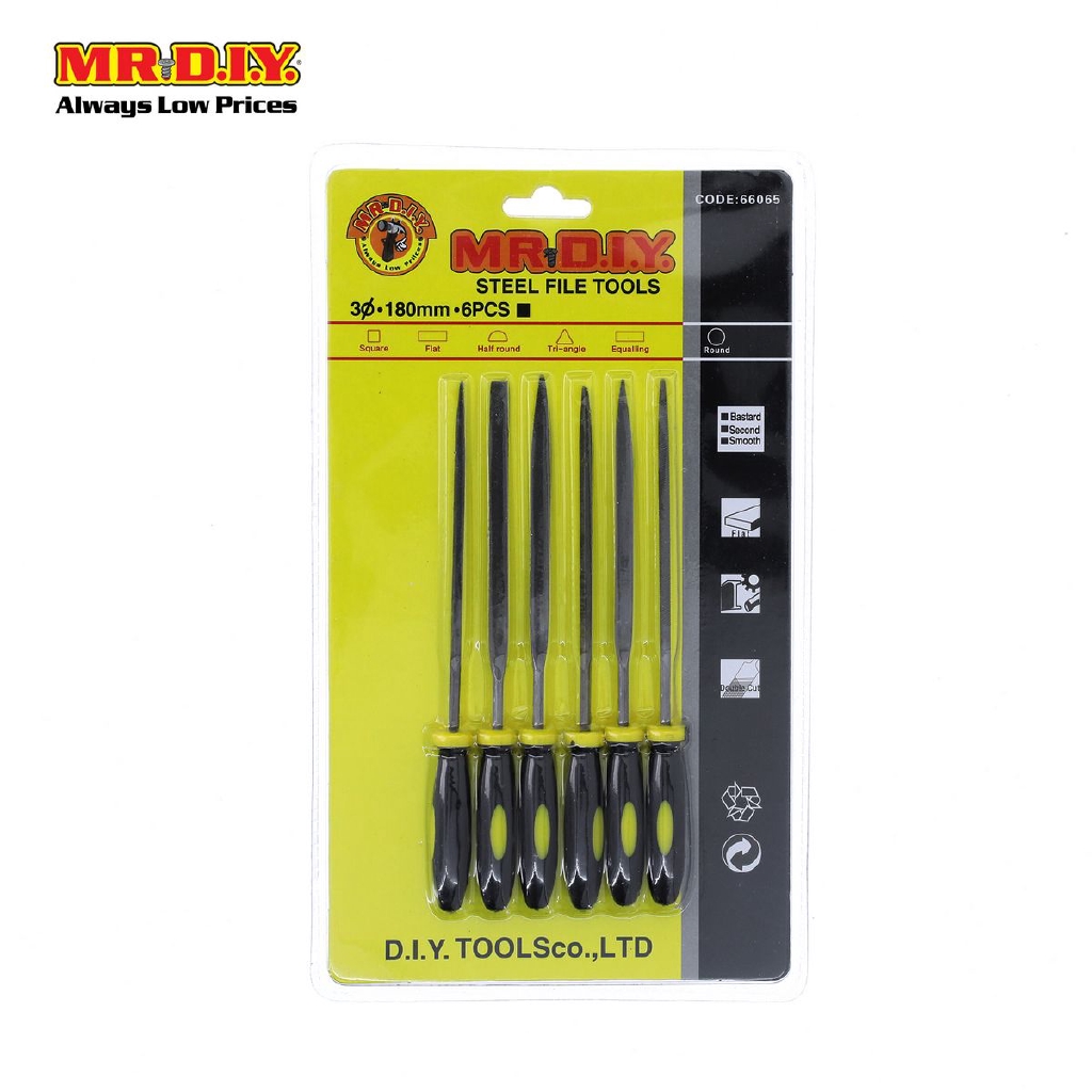 MR DIY Steel File Tools Set (6 pcs) Shopee Malaysia