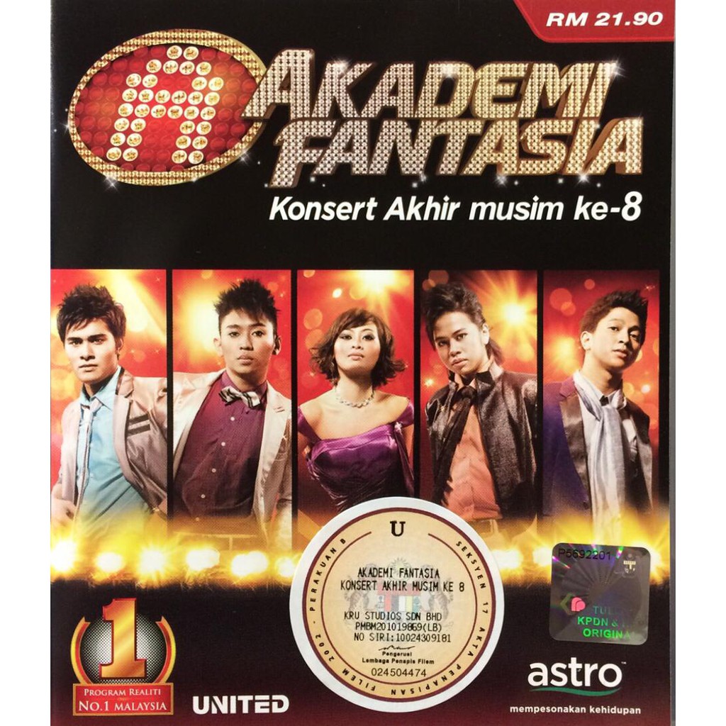 Buy Akademi Fantasia Musim 8 Dvd Karaoke Seetracker Malaysia