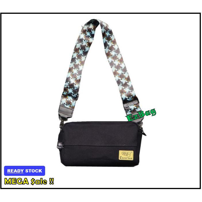 three box sling bag