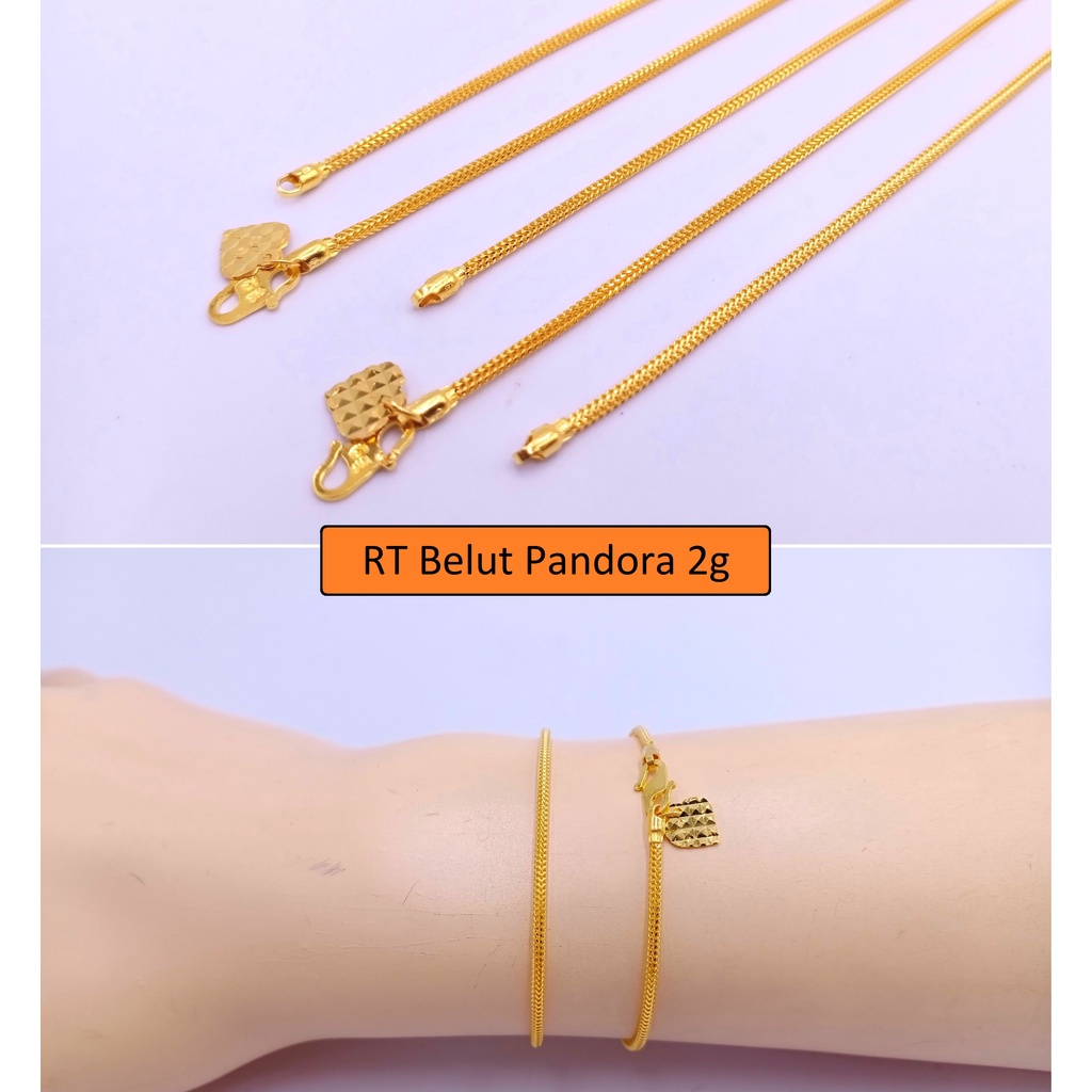 Rantai Tangan Belut Dragon EMAS 916 ORIGINAL EMAS 916 MURAH EMAS 916 BAJET GELANG 916 BRACELET